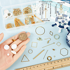 Набор для самостоятельного изготовления подвесных сережек из натуральных ракушек DIY-SC0025-15