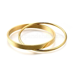 Brazaletes de acero inoxidable 304&nbsp;BJEW-V004-01G