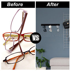 2 комплект из 2-х цветных акриловых держателей для солнцезащитных очков AJEW-GA0006-41