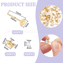 Accesorios para pendientes de acero inoxidable 304&nbsp;STAS-UN0059-20A