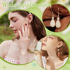 120 шт. 6-х цветные синтетические коралловые бусины&nbsp;CORA-PH0001-01