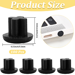 100 pz tappi antipolvere in silicone per cellulari&nbsp;AJEW-CN0007-53