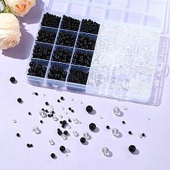 2130шт 10 стиля прозрачные стеклянные бусины&nbsp;GLAA-YW0003-88