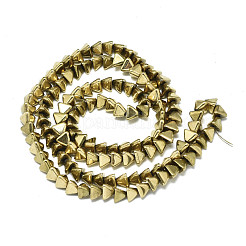 Electroplate non magnetici ematite sintetico fili di perline&nbsp;G-S352-57