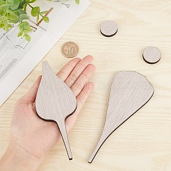 Набор туалетных знаков из дерева&nbsp;AJEW-WH0043-57