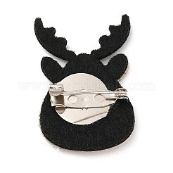 Рождественская тема брошь из искусственной кожи&nbsp;LS-JEWB-C004-01E