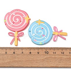 Gros pendentifs en acrylique imprimé en relief&nbsp;AC-CBAC02B-07