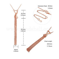 925 подвесные стерлингового серебра ожерелья JN770C
