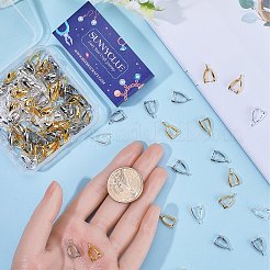 120 шт. 3-х цветные латунные скобы для колки льда класса АА для изготовления подвесок KK-SC0005-19