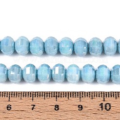 Антикоррозийные гальванические стеклянные бусины&nbsp;GLAA-T025-8mm-19I