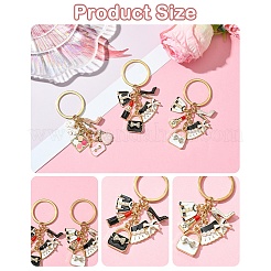 Брелок из сплава эмали&nbsp;KEYC-YW00151-01