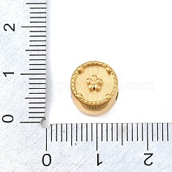 304 Edelstahl-Europäische Perlen&nbsp;STAS-F343-01A-G