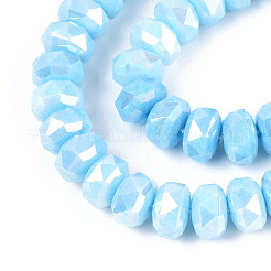 Антикоррозийные гальванические стеклянные бусины GLAA-T025-8mm-11C