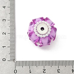 Прозрачные акриловые бусины CLAY-NH0003-04S-04