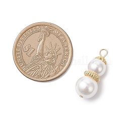 Подвески из белого круглого жемчуга PALLOY-JF04378