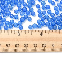 Светящиеся в темноте прозрачные стеклянные круглые бусины&nbsp;GLAA-F124-B06