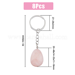 Брелок из розового кварца&nbsp;G-DC0001-24
