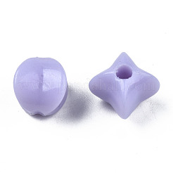 不透明なアクリルビーズ  スター  ミックスカラー  9x8.5x8.5mm  穴：2mm  約1300個/500g&nbsp;MACR-S272-59