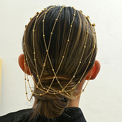 Элегантные винтажные железные и стеклянные серьги-кисточки в ближневосточном стиле для женской вечеринки SN0102-3