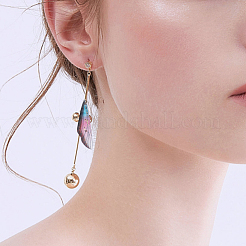 8шт 4 цвета прозрачные подвески из смолы&nbsp;RESI-FP0001-25