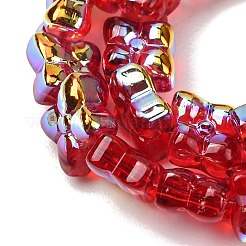 Chapelets de perles en verre transparente  &nbsp;GL-CBAAE04-02