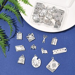 36шт 12 стильные подвески из сплава в тибетском стиле на День учителя&nbsp;TIBE-FS0003-28