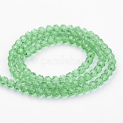 Hilos de cuentas de vidrio transparente&nbsp;X-GLAA-G013-8mm-55