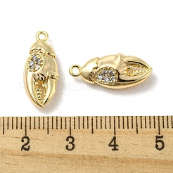 Pendentifs en laiton zircon cubique transparent&nbsp;KK-H460-32G