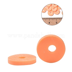 240гр 24-хцветные бусины из полимерной глины ручной работы CLAY-JP0001-08-8mm