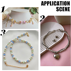 Наборы для самостоятельного изготовления цепочек из латунного кабеля&nbsp;DIY-SP0003-14