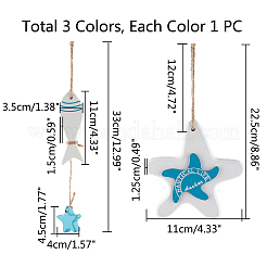 Деревянные подвески в средиземноморском стиле&nbsp;WOOD-PH0009-25