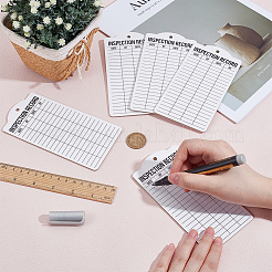 Двухсторонние бумажные этикетки для ежедневной проверки безопасности с отверстием для подвешивания&nbsp;DIY-WH0723-033B