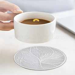 2 pieza de alfombrillas térmicas de PVC para tazas&nbsp;AJEW-LP0006-94A