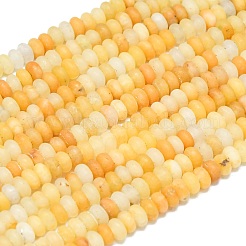 Природный Топаз нефрита бисер нитей G-P575-A41-4x2mm