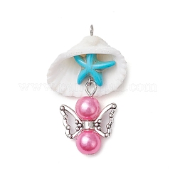 12 шт. подвески из ракушек&nbsp;PALLOY-JF03695-02