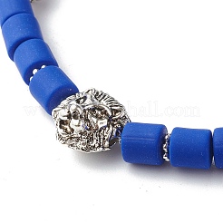 Bracciali elasticizzati fatti a mano con perle di argilla polimerica&nbsp;BJEW-JB06550