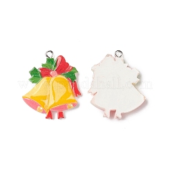 Pendentifs en résine opaque sur le thème de noël&nbsp;RESI-C021-01G