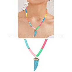 Бусы хейши из полимерной глины ручной работы NJEW-JN02817