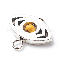 Антикварная посеребренные легкосплавные синтетические бирюзовые подвески&nbsp;X-PALLOY-JF01874-05