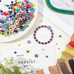 401 предмет набор для самостоятельного изготовления украшений в стиле «злые глаза» DIY-PH0002-16