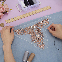 1 шт. аксессуары для украшения из сплава со стразами DIY-FG0008-10