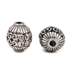 Сплавочные овальные бусины тибетского стиля  FIND-C068-15AS