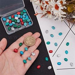 56 шт. 7 стиля кабошонов из натурального говлита G-AR0006-07