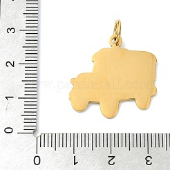 304 Edelstahl-Emaille-Anhänger&nbsp;STAS-A145-01F-G
