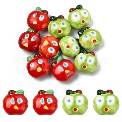 5шт фарфоровые бусины ручной работы&nbsp;PORC-YW0001-68A