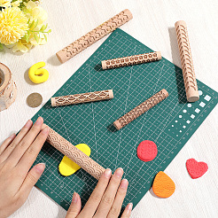 Holzrollstäbe&nbsp;DIY-CN0003-13C