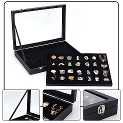 Деревянная витрина для значков AJEW-WH0513-82