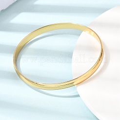Braccialetti semplici in acciaio inossidabile 304 per donne e uomini&nbsp;BJEW-Z167-01G-03