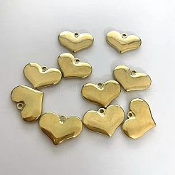 304 нержавеющая сталь штамповка пустая бирка сердечки подвески STAS-G218-08G-1