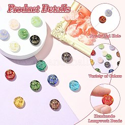 14шт 14 цвета бусины лэмпворк ручной работы&nbsp;LAMP-CJ0002-86